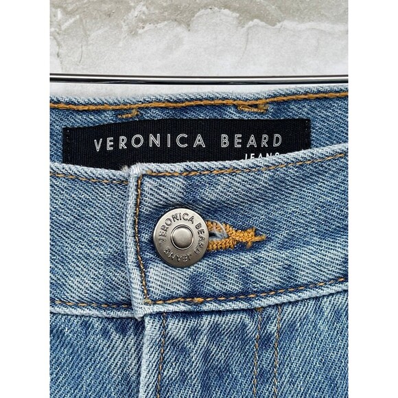 VERONICA BEARD TAYLOR RELAXED WIDE LEG
HIGH RISE DISTRESS SIZE 27 - Picture 4 of 11